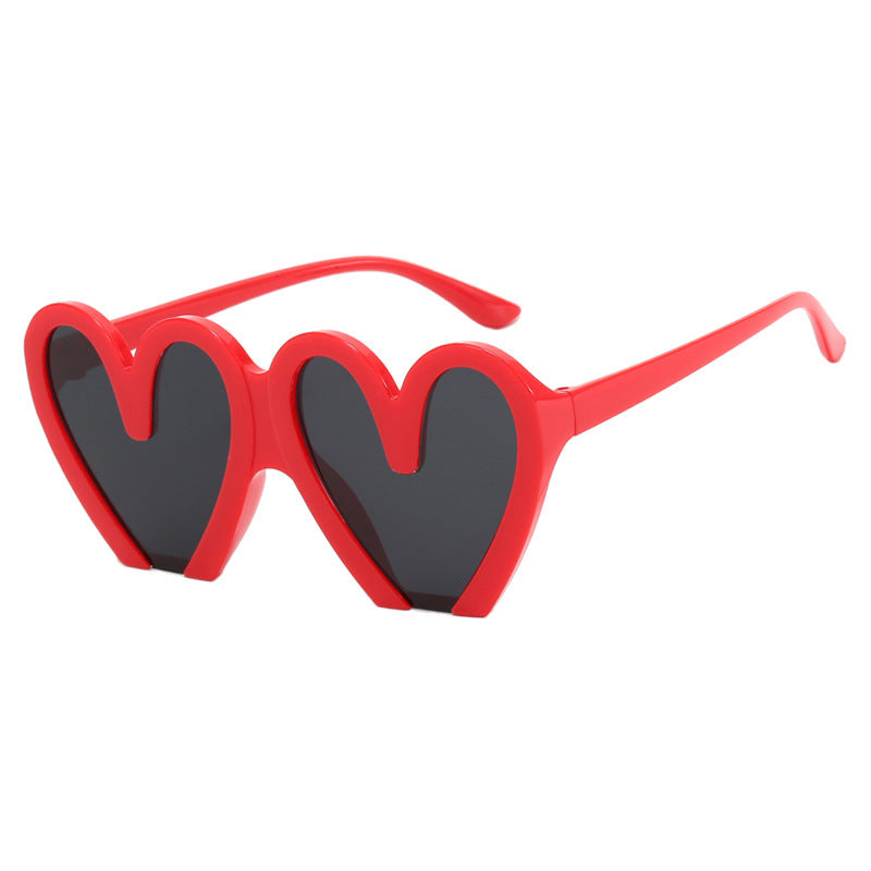 Dame hjerteformet solbrille Luvikno 1780928954
