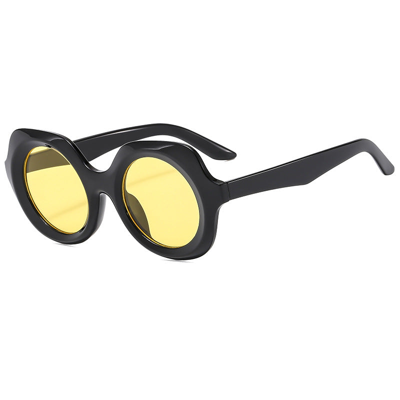Dame Designer-solbrille med ekstravagant skilpaddeskall-ramme Luvikno