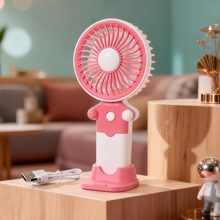 Dame Portable USB Vifte med Fleksibel Holder Luvikno