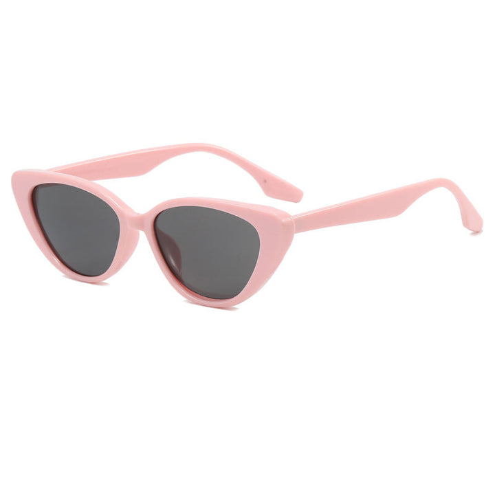 Dame moderne Cat-Eye solbrille med UV-beskyttelse og edel ramme Luvikno