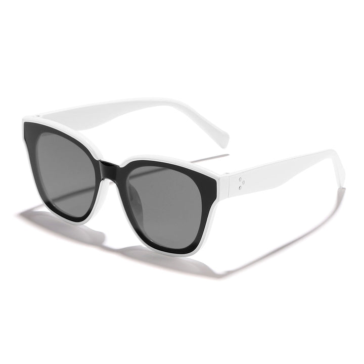 Dame moteriktig solbrille med bred ramme og myke linser Luvikno