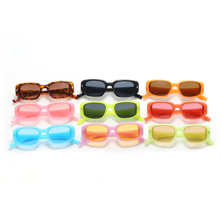 Damer oversized moteriktig solbrille Luvikno