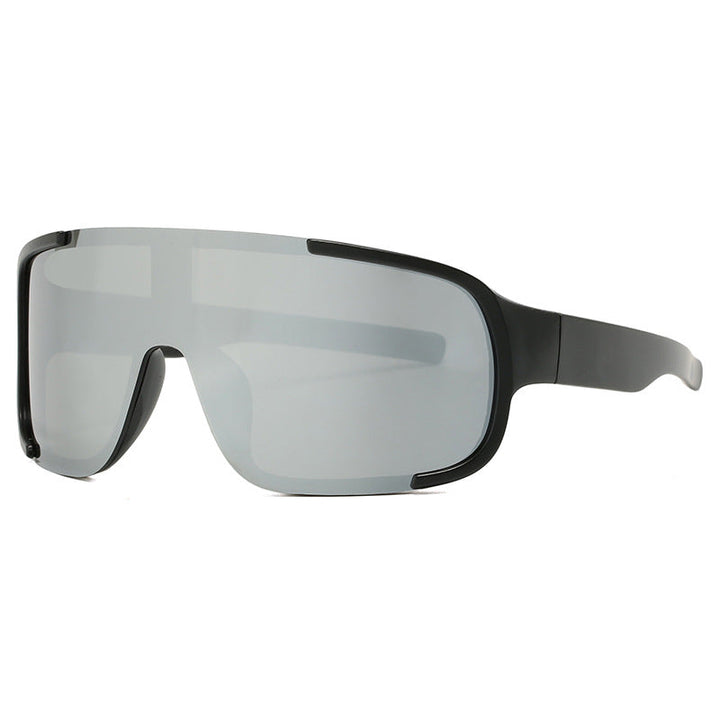 Dame sporty UV-beskyttende solbriller med bred, aerodynamisk form Luvikno