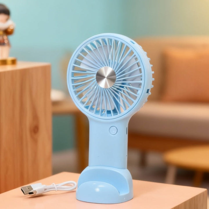 Bærbar håndvifte med ergonomisk design og USB-ladefunksjon Luvikno
