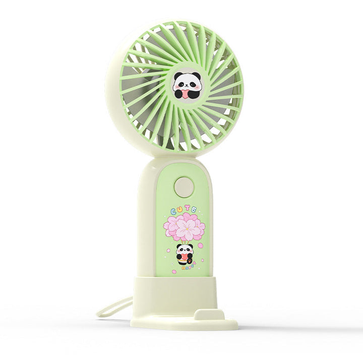 Dame Bærbar Håndvifte i søtt Panda-design Luvikno