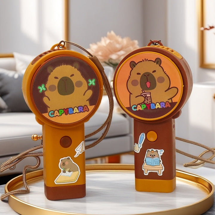 Bærbar Usb Mini Vifte med Kreativt Capybara-design Luvikno