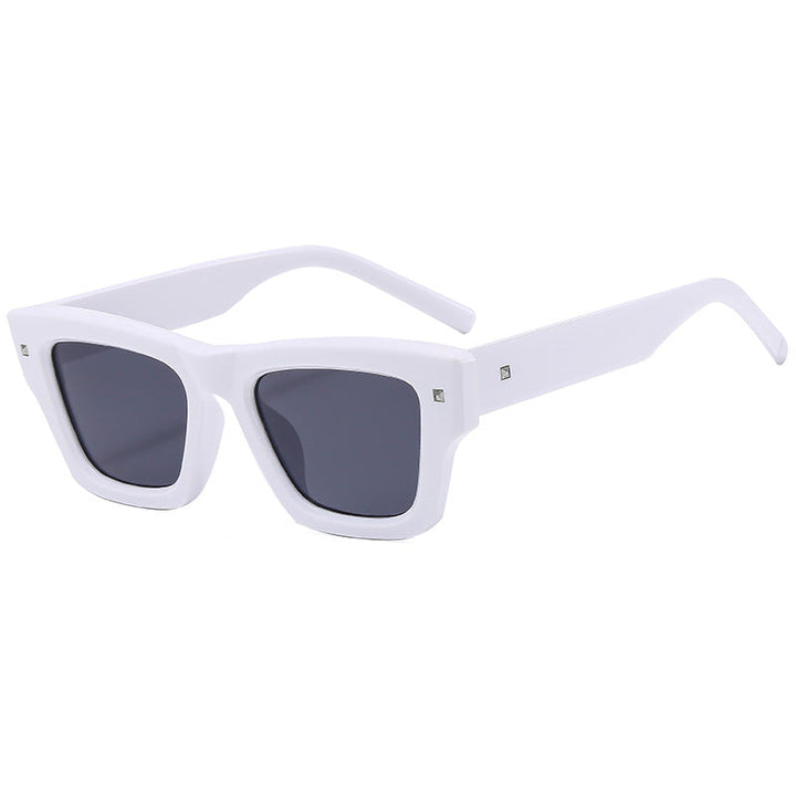 Dame Modische solbriller i trendy geometrisk design Luvikno
