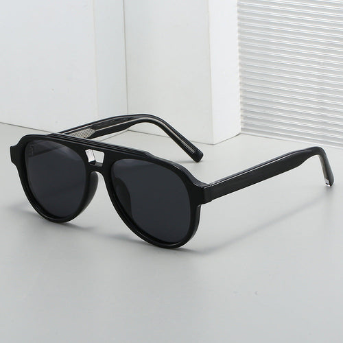 Dame Vintage solbrille med høy kvalitet UV-beskyttelse og moderne skilpaddemønster Luvikno