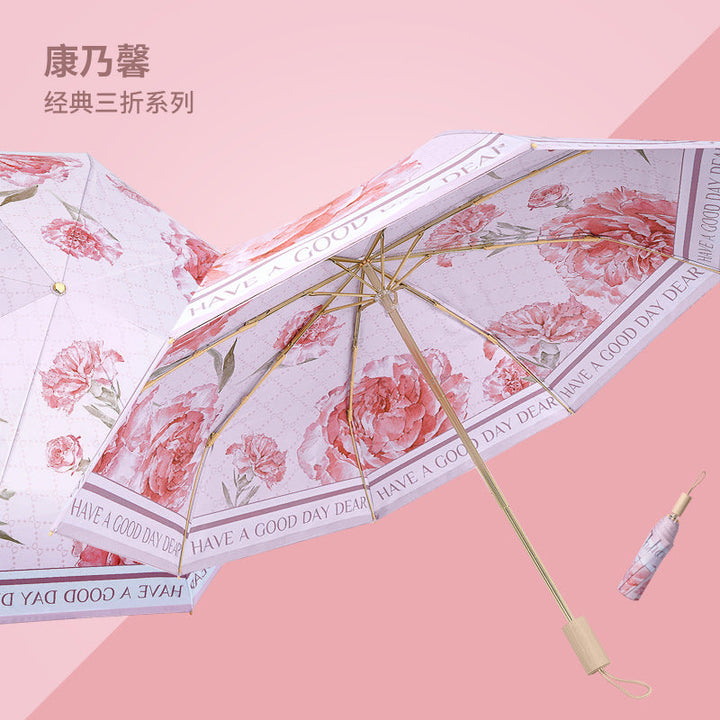 Kvinne Falt Umbrella Luvikno