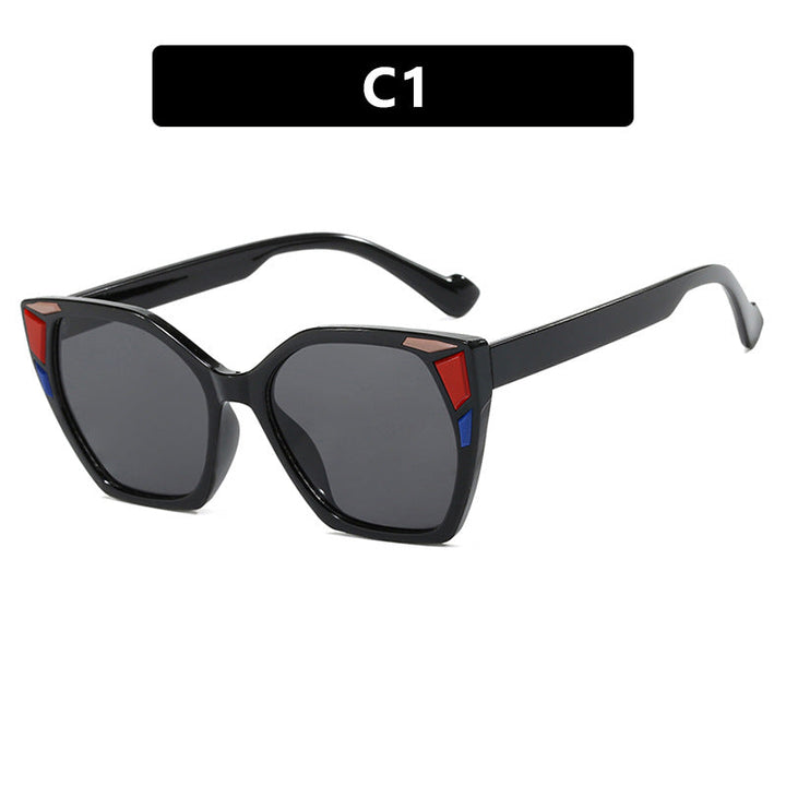 Dame moteriktig geometrisk designerbrille Luvikno