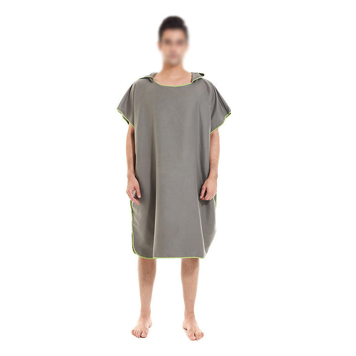 Dame hetteponcho av myk mikrofiberstoff Luvikno