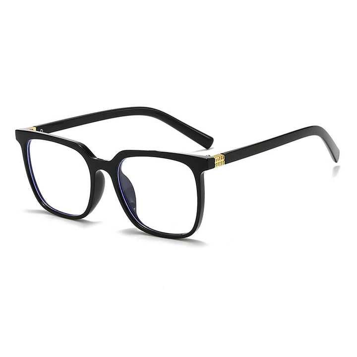 Dame moteriktig oversized solbrille Luvikno