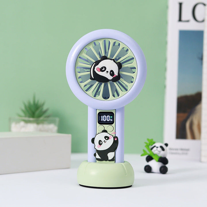 Dame Bærbar Håndvifte i Panda-design Luvikno