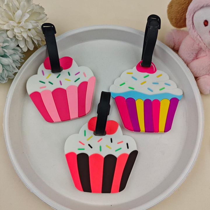 Unisex bagasjetag i cupcake-design Luvikno