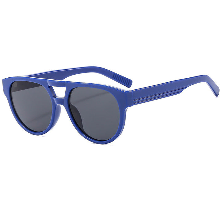 Dame cat-eye solbrille med elegant, robust ramme og UV-beskyttelse Luvikno