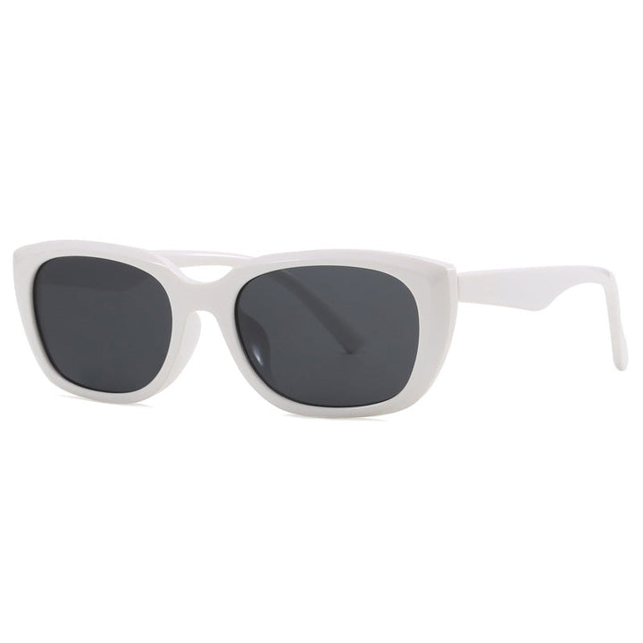 Dame trendy cat-eye solbriller i minimalistisk design Luvikno