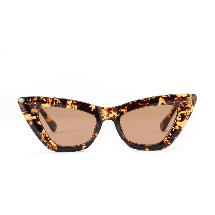 Dame Cat-Eye solbriller med moderne og elegant design Luvikno