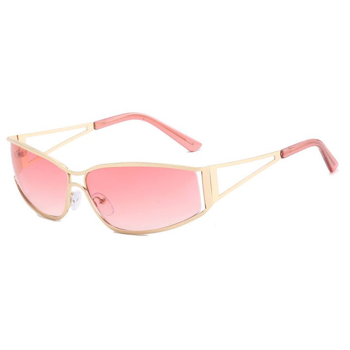 Dame sporty solbriller med moderne ramme Luvikno