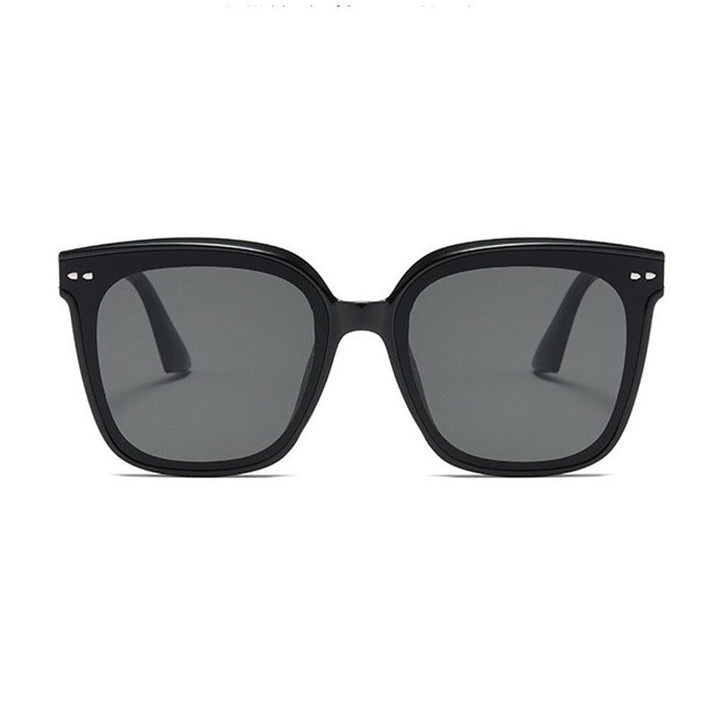Dame oversized solbrille med moderne, kontrasterende design Luvikno