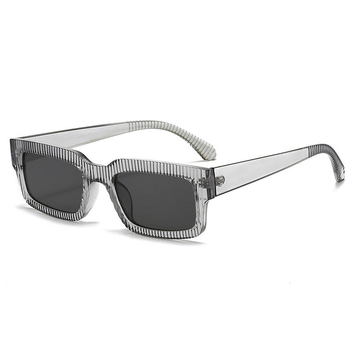 Dame moteriktig solbrille med geometrisk ramme Luvikno