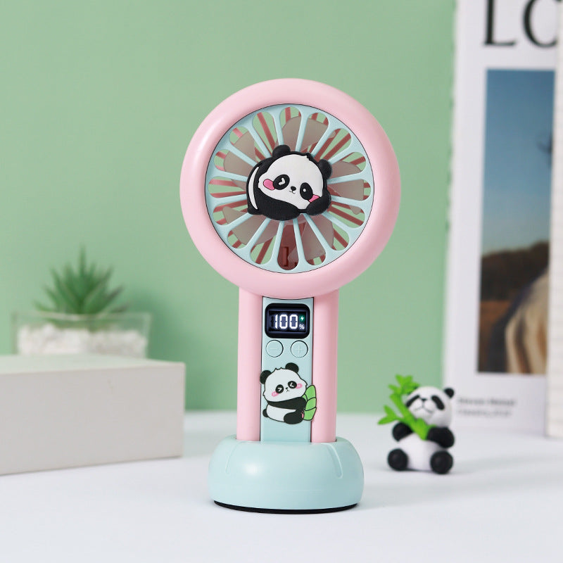 Dame Bærbar Håndvifte i Panda-design Luvikno