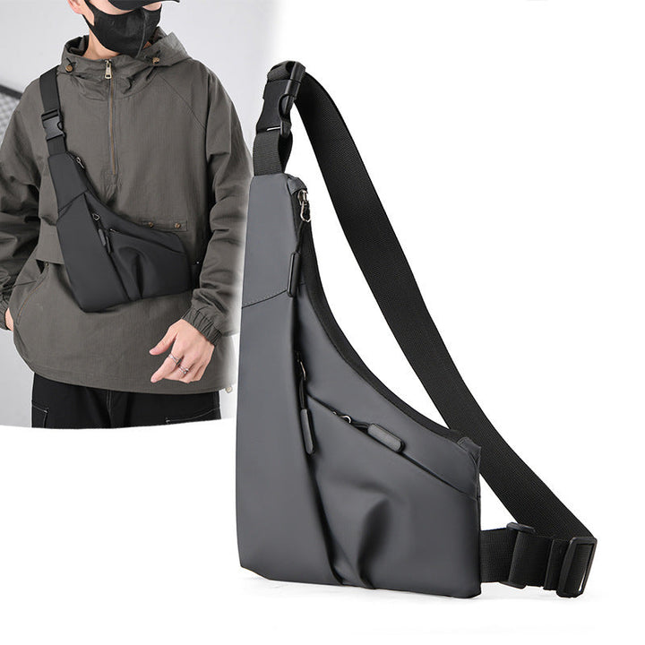 Unisex Sling Backpack med flere rom og vanntett materiale Luvikno