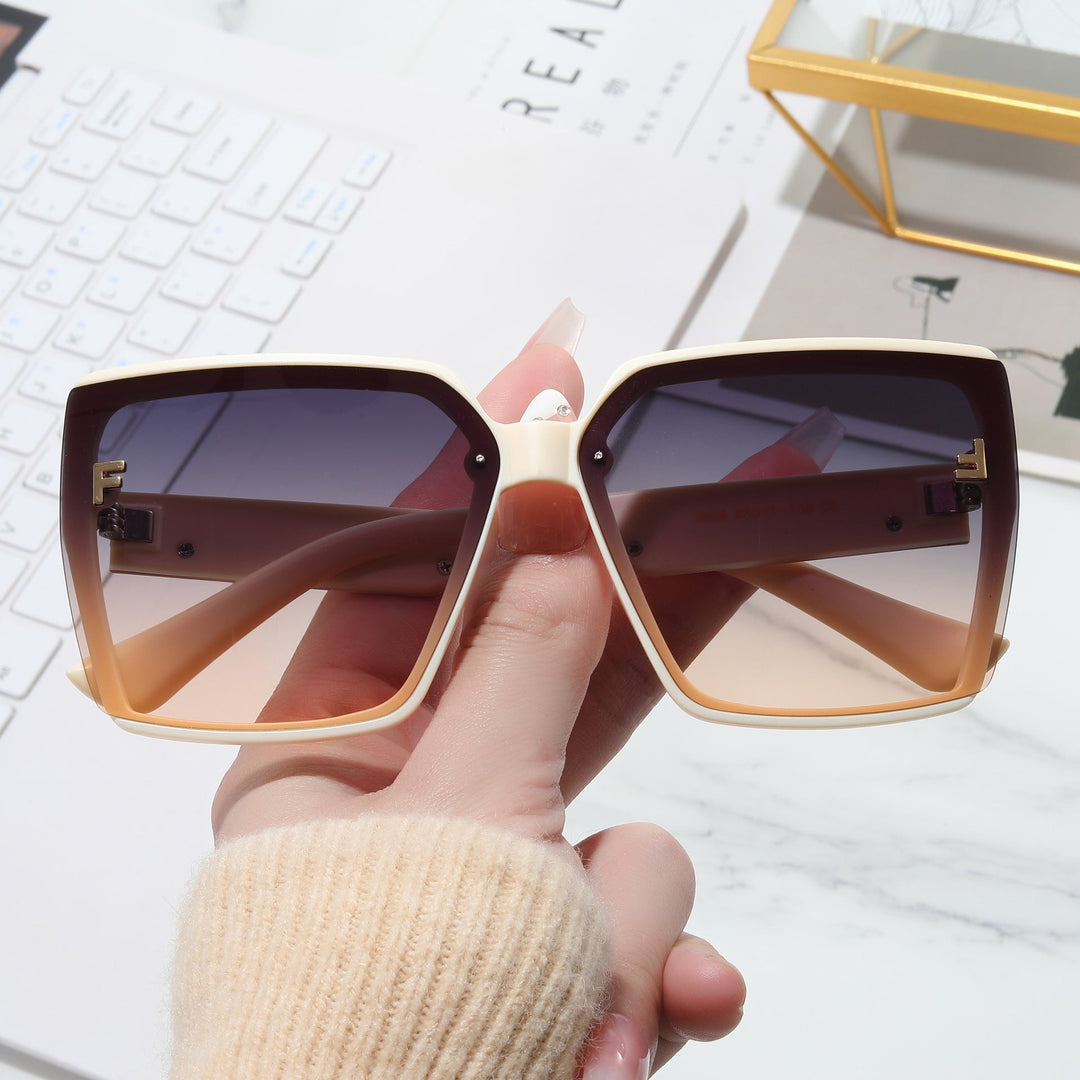 Dame moderne oversized solbriller Luvikno
