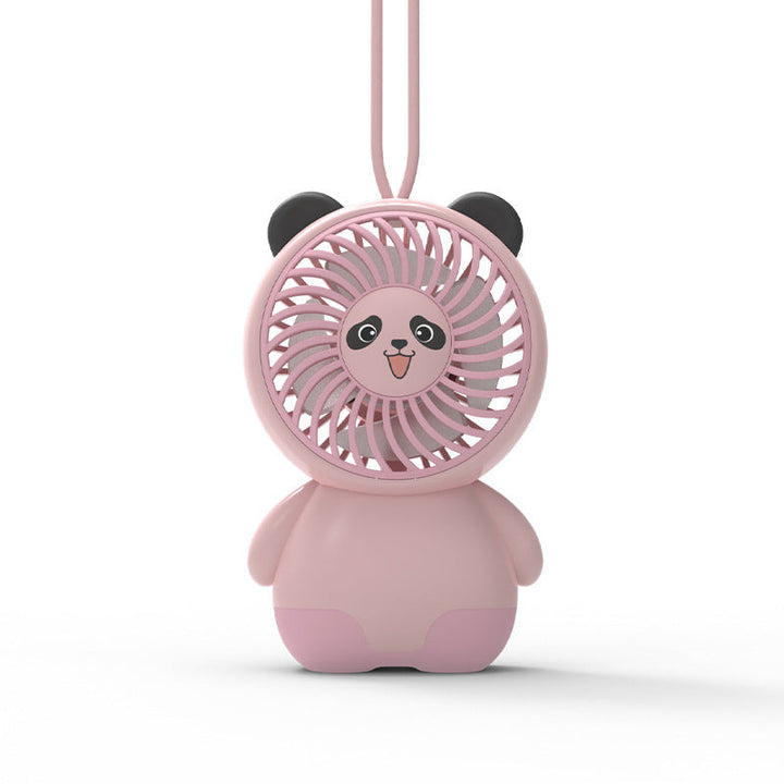 Dame Bærbar Håndvifte i søtt Panda-design Luvikno