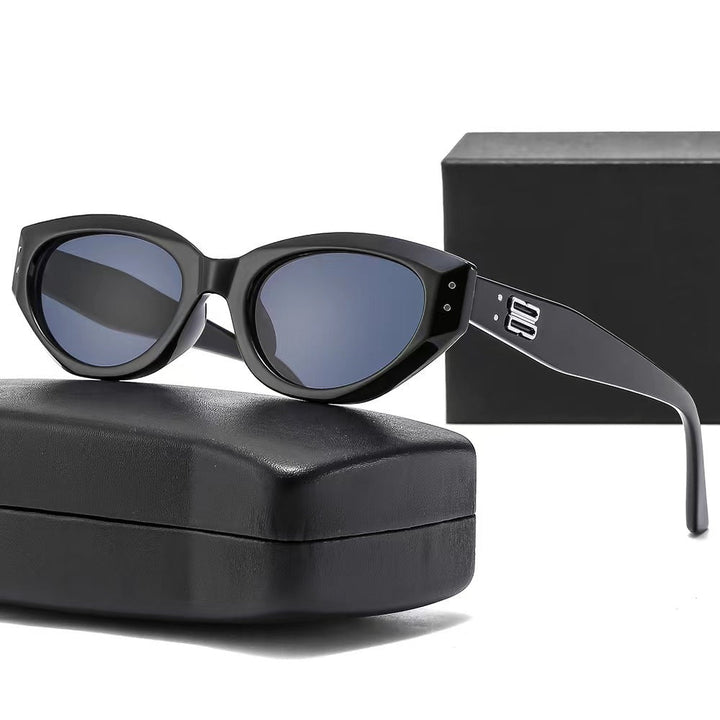 Dame elegant Cat Eye solbriller Luvikno