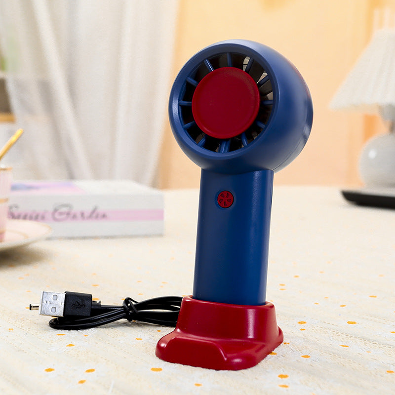 Kvinnes bærbare USB mini vifte med fleksibel vippemekanisme Luvikno