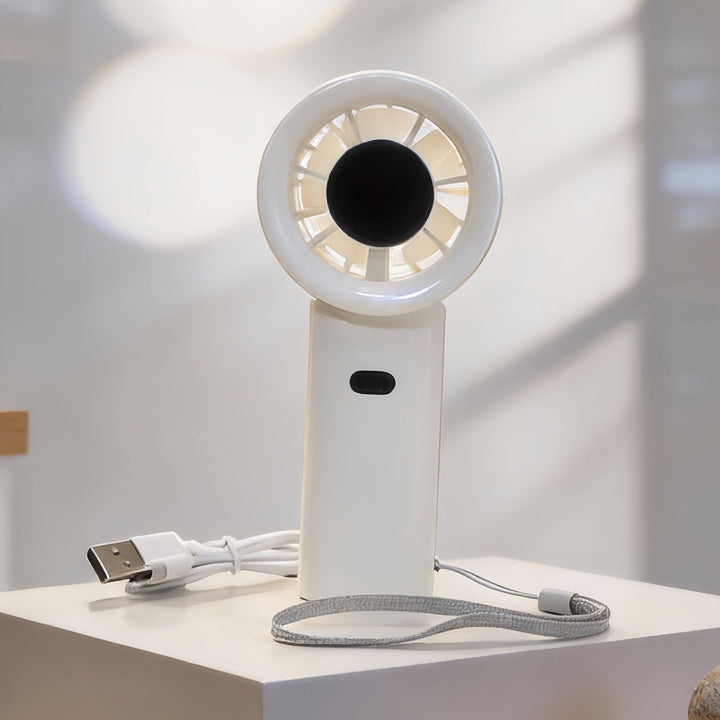 Kvinnes Bærbar USB Håndvifte med Ergonomisk Design Luvikno