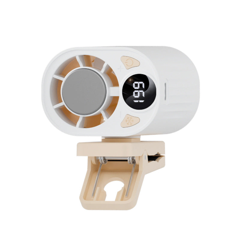 Clip-On Bærbar Digital Kjøleventilator Luvikno