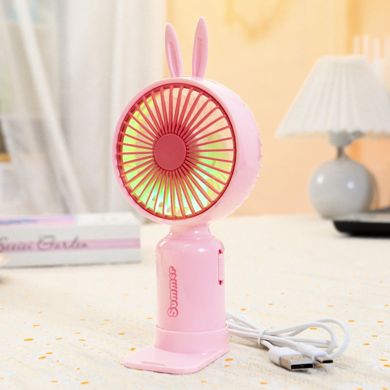 Bærbar Mini Usb Vifte med Søte Antenne Luvikno