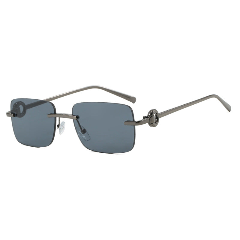 Dame fashionable geometrisk brille Luvikno
