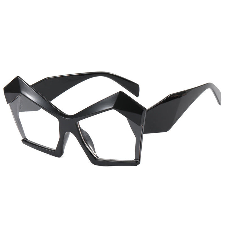 Dame geometrisk designerbrille Luvikno