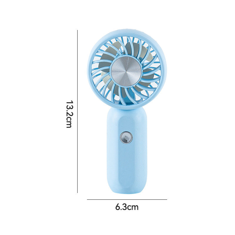 Dame Bærbar Mini Håndvifte med ergonomisk design og USB-ladefunksjon Luvikno