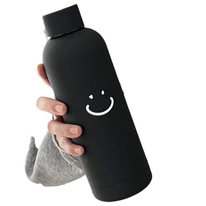 Dame isoleringsflaske med lyst smilendesign Luvikno