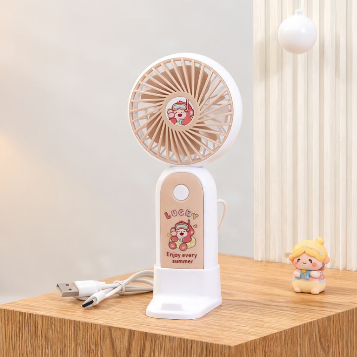 Dames Portable USB Bordvifte med Morsom Design Luvikno