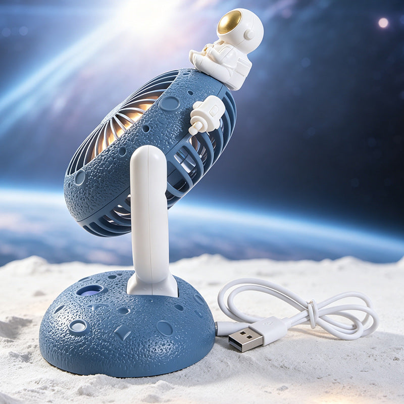 Dame bordvifte med kreativ astronautfigur Luvikno