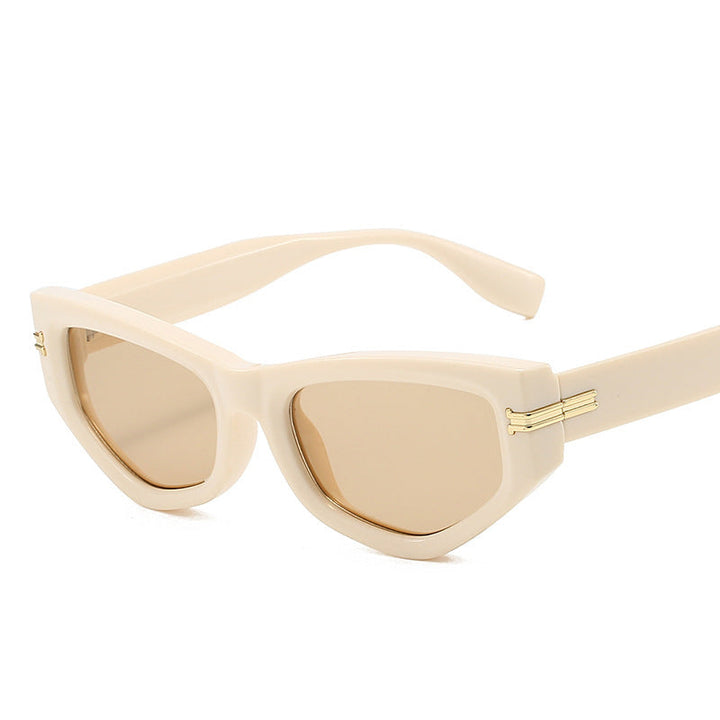 Damer trendy Cat-Eye solbriller Luvikno
