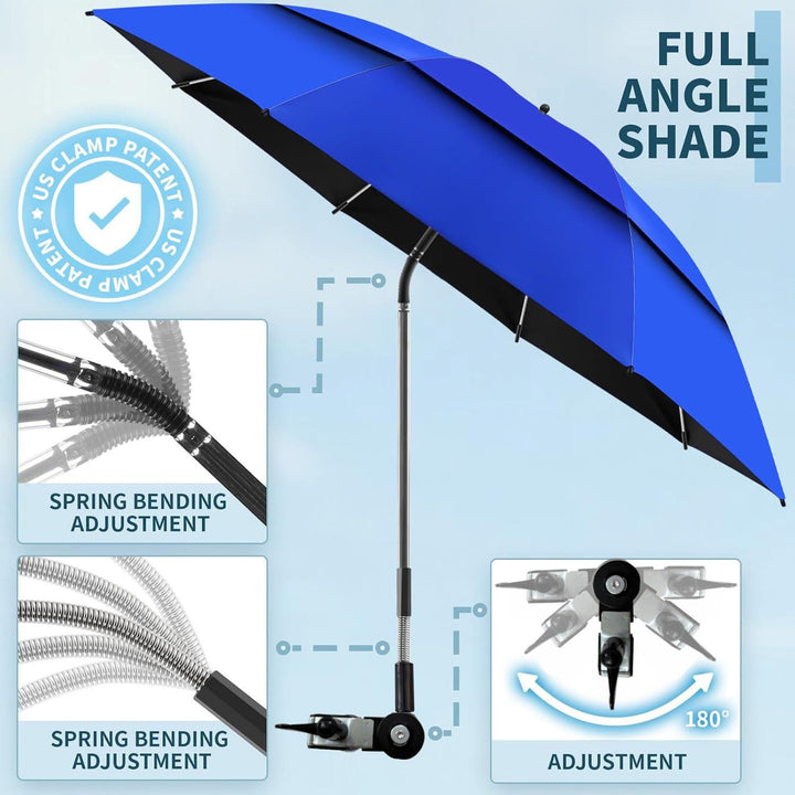 Dame Justerbar Strandparasol Luvikno