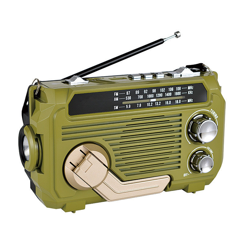 Solenergidrevet radio for camping | Luvikno