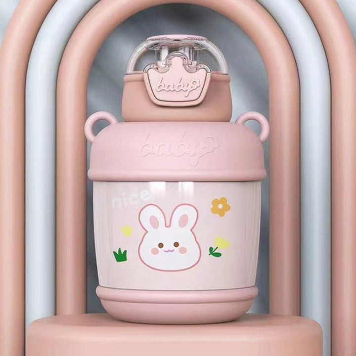 Dame Isolasjonflaske i munter andedesign Luvikno