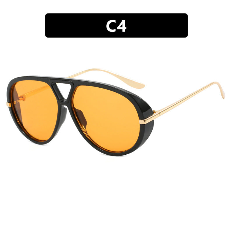 Dame oversized solbriller i stilfull retro-design Luvikno
