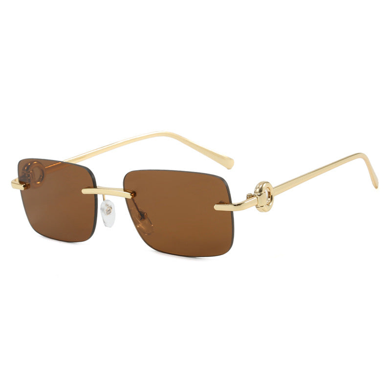 Dame fashionable geometrisk brille Luvikno