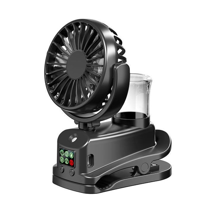 Unisex Bærbar Tåkes ventilator Luvikno