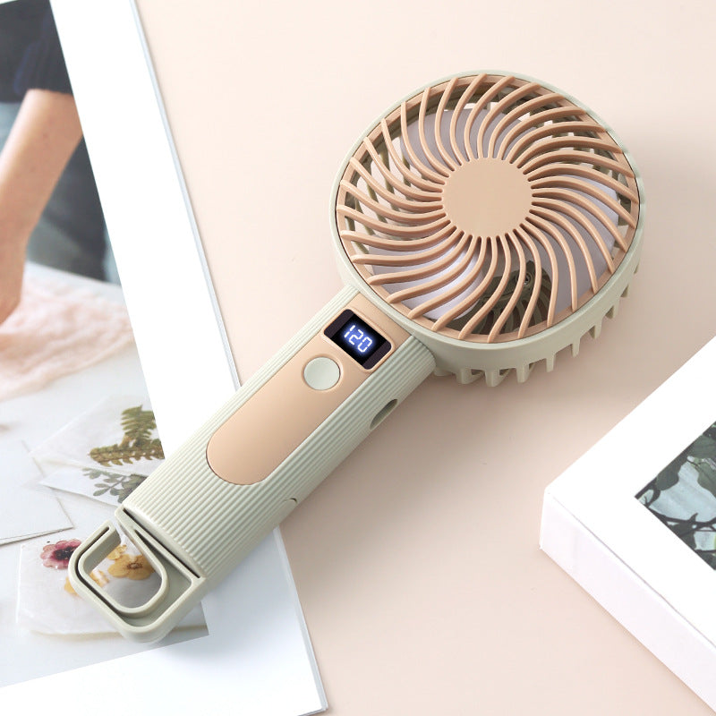 Bærbar USB-oppladbar håndholdt vifte Luvikno