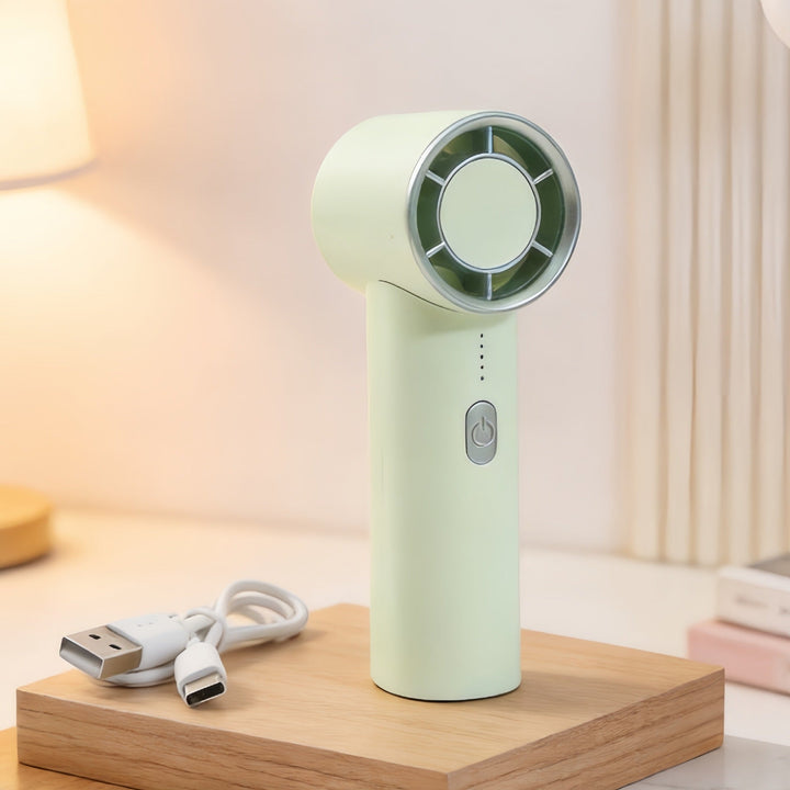 Dame bærbar USB håndvifte med moderne design Luvikno