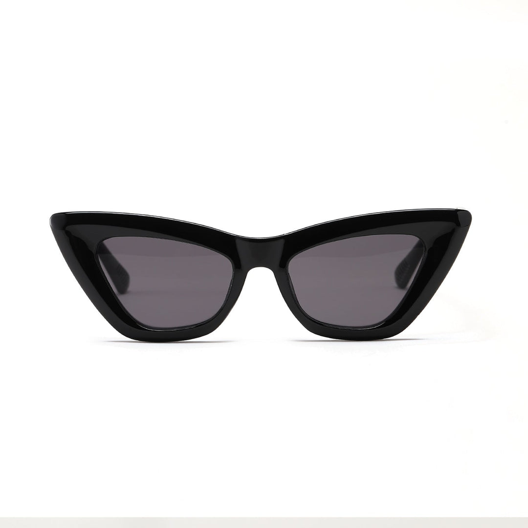 Dame Cat-Eye solbriller med moderne og elegant design Luvikno