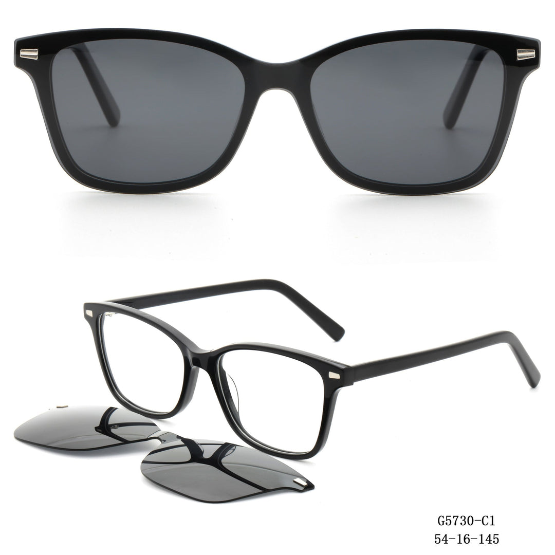 Dame solbrille i moteriktig dual-design Luvikno